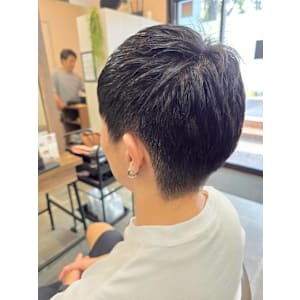 メンズカット/パーマ/グレイカラー/鎌取駅/韓国風/白髪染め