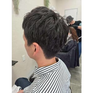 メンズカット/パーマ/グレイカラー/鎌取駅/韓国風/白髪染め