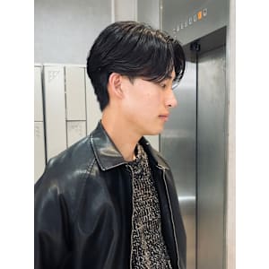 【Zina】メンズ/センターパート/曲がる縮毛矯正/福岡