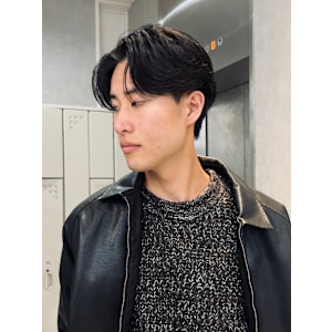 【Zina】メンズ/センターパート/曲がる縮毛矯正/福岡