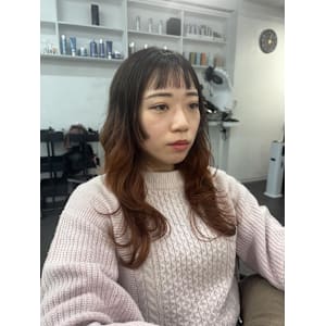 姫カット/レイヤーカット/グラデーションからー/暖色カラー - AO。【アオ】掲載中