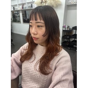 姫カット/レイヤーカット/グラデーションからー/暖色カラー - AO。【アオ】掲載中