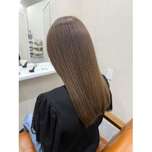 ベージュ/サラつやロング/美髪/カラカワユイト