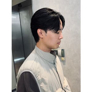 【Zina】メンズ/センターパート/曲がる縮毛矯正/福岡