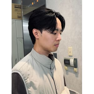 【Zina】メンズ/センターパート/曲がる縮毛矯正/福岡/天