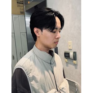 【Zina】メンズ/センターパート/曲がる縮毛矯正/福岡