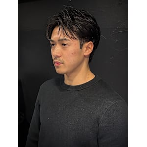 【ニュアンスショート】短髪/ツーブロック/ニュアンスパーマ