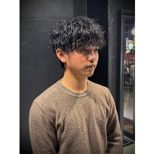 【シャドウパーマ】ツーブロック/メンズパーマ/men's