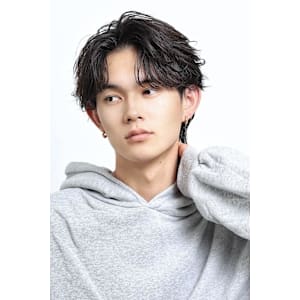 センタパート　ニュアンスパーマ　フェザーパーマ - LIPPS hair 池袋【リップスヘアー】【リップス ヘアー イケブクロ】掲載中