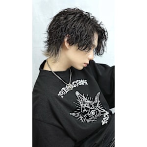 ブリーチカラー　センターパートウルフ - LIPPS hair Ray GINZA【リップスヘアー】【リップス ヘアー レイ ギンザ】掲載中