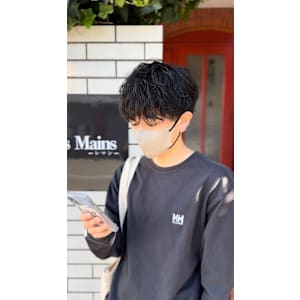 波巻きマッシュ - Les Mains メンズ特化サロン【レマン】【レマン メンズトッカサロン】掲載中
