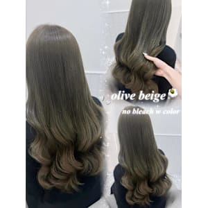 ダブルカラーオリーブ＊rina/小顔/大須 /栄 - Lilme【リルミー】掲載中