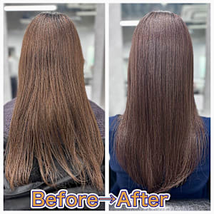 イノアカラー×透明感つやブラウン