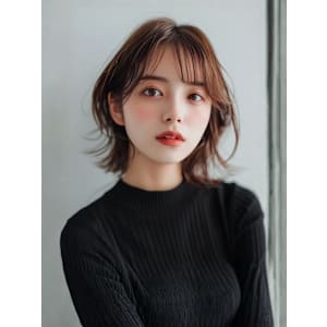 アッシュブラウン 外ハネボブ くびれボブ 顔周りカット 艶髪 - CAPA  central 天神・大名店【キャパ セントラル テンジン ダイミョウテン】掲載中