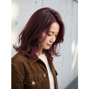 チェリーレッド/バーガンディ/くびれカット - FURUSHO 苦楽園【フルショウクラクエン】掲載中