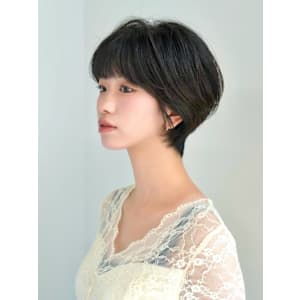 前下がりショート・ボブ/絶壁解消/前髪あり/40代/30代 - INCEPTION  GINZA 銀座【インセプション】掲載中