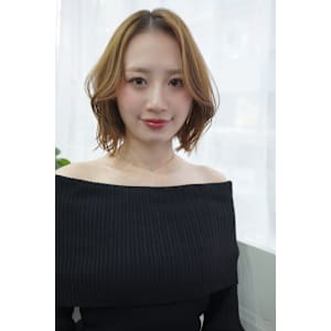 レイヤーカット/レイヤー/顔周り/ミディアム/ボブ/ショート