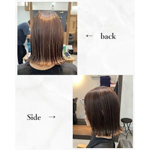 ≪お客様スタイル≫ 髪質ケアうるツヤカラー - chan.【チャンドット】掲載中