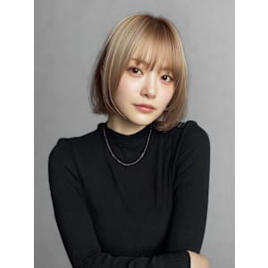 ブリーチ ハイトーン 抜きっぱなしブロンド ボブ 20代 - CAPA  central 天神・大名店【キャパ セントラル テンジン ダイミョウテン】掲載中