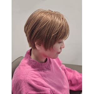 【南部担当】ショートカット×ミルクティーブラウン