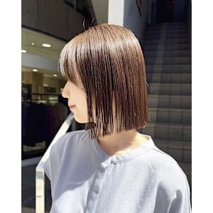 ボブ×切りっぱなしボブ×大人ボブ×オリーブカラー×横浜 - FACE。石川町【フェイスイシカワチョウ】掲載中
