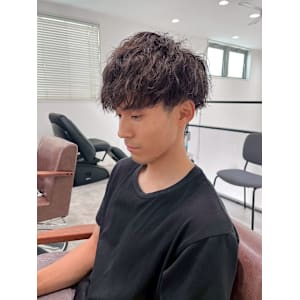 無造作パーマ × マッシュショート - recipe la couleur【レシピ ラ クレア】掲載中