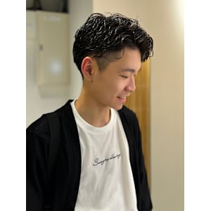 takumi/メンズパーマ/スパイラルパーマ/縦落ち