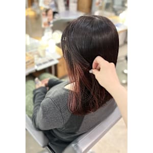 インナーカラー/レッド