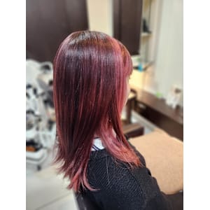 ハイライト×ピンク