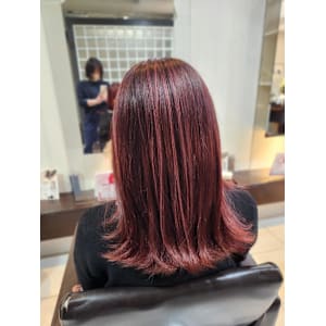 ハイライト×ピンク