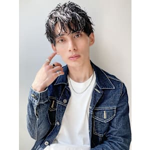 好印象メンズパーマ波巻きツイスパセンターパートナチュラル - L men's 渋谷 メンズカット/眉毛/メンズ パーマ/ニュアンスパーマ【エル メンズ】掲載中