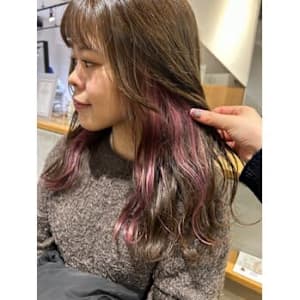 インナーカラーピンク【20代30代40代/イルミナカラー】 - acala【アカラ】【アカラ】掲載中