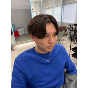 センターパートパーマ - popls【ポプルス】掲載中