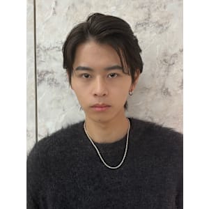 大人かっこいいアップバングショート