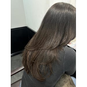 艶髪ストレート/黒髪ロング/ザクザクレイヤーカット/横浜元町 - AO。【アオ】掲載中