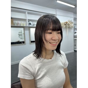 外ハネボブ/レイヤーカット/デザインカット/顔まわりカット - AO。【アオ】掲載中