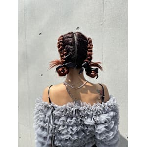 卒業式ヘア/ツインアレンジ/三つ編みアレンジ/着物ヘア - AO。【アオ】掲載中