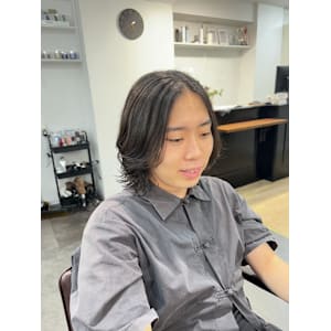 メンズボブ/メンズパーマ/メンズカット/カルマパーマ/元町 - AO。【アオ】掲載中