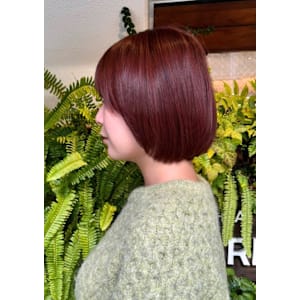 冬映えレッドオレンジボブ - HAIR&HEADSPA SQUARE＊UNO HAKATA【ヘアアンドヘッドスパ スクエアウーノ ハカタ】掲載中