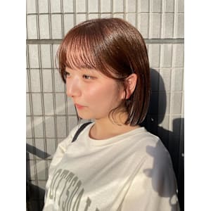 カシスレッド/レッドカラー/赤カラー/レイヤーカット/元町 - AO。【アオ】掲載中