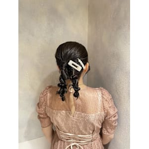 結婚式ヘア/ベージュ/結婚式ヘアアレンジ/横浜ヘアアレンジ - AO。【アオ】掲載中