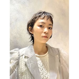 ショートウルフ/ウルフカット/ワイドバング/ショートカット - AO。【アオ】掲載中