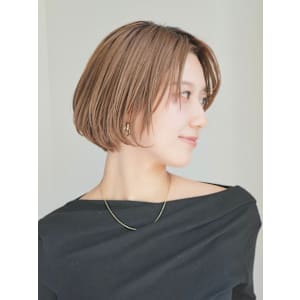 丸みショート・ボブ/丸顔/前髪あり/絶壁解消/３0代/４0代 - INCEPTION  GINZA 銀座【インセプション】掲載中