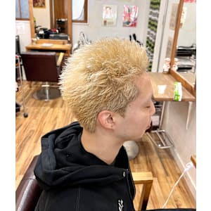 ブロンドスパイキーショート - hair studio Romeo【ロメオ】掲載中