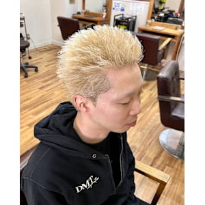 ブロンドスパイキーショート - hair studio Romeo【ロメオ】掲載中