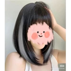 従来レイヤーカットに更に動きがあるグラデーションお色を