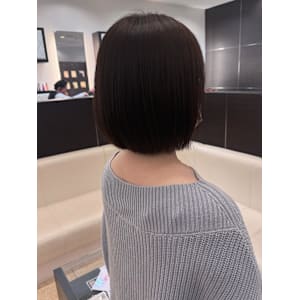 首元スッキリ！ナチュラルボブスタイル◎ - VISAGE GINZA【ヴィサージュ ギンザ】【ヴィサージュ ギンザ】掲載中