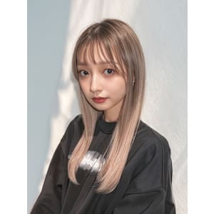 前髪かわいいロングストレート