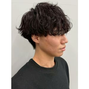 ツーブロック メンズショート 波巻きツイストスパイラルパーマ - Men's salon SEPT. 博多【メンズサロン セプト ハカタ】掲載中