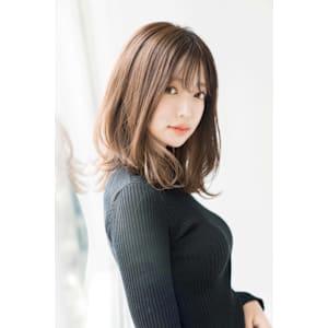 tocca hair&treatment×ミディアム - 【完全個室サロン】tocca hair&treatment 柏店【カンゼンコシツサロン トッカヘアーアンドトリートメント カシワテン】掲載中
